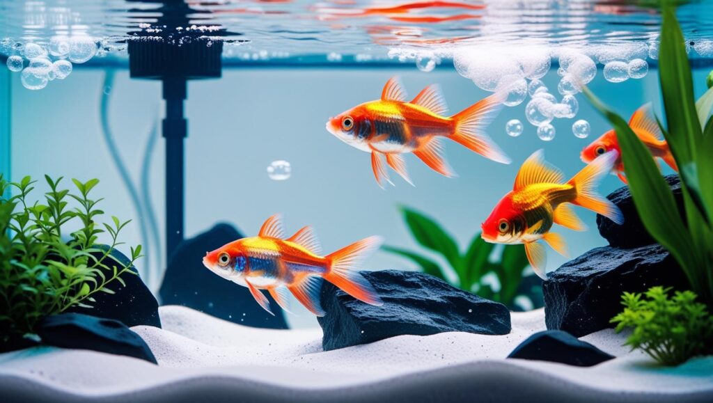 Aquarium with White Background