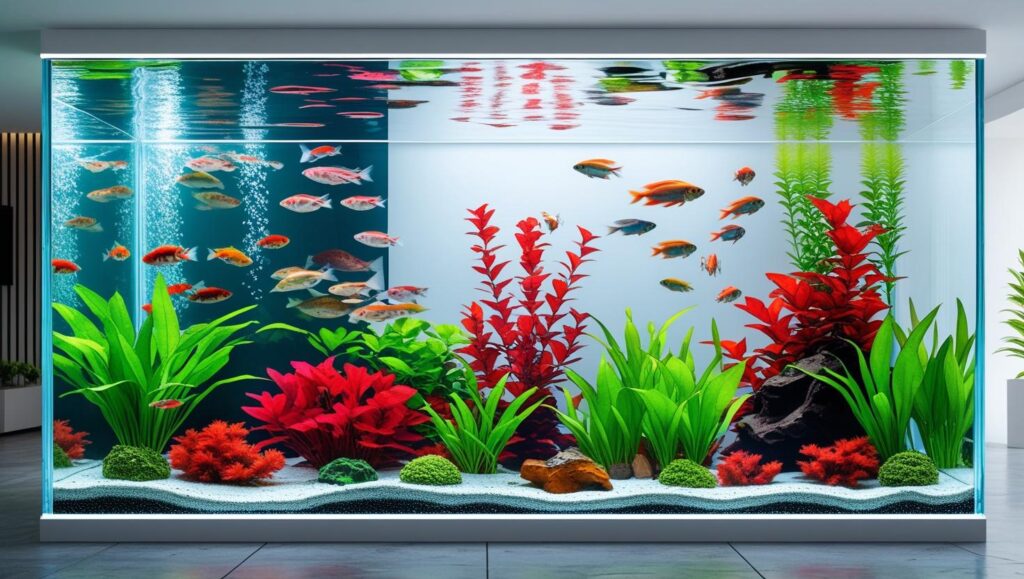 Aquarium Mirror Background
