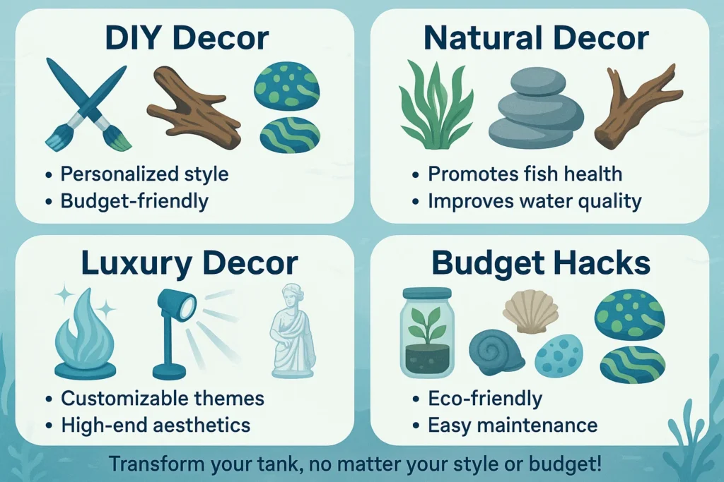 diy fish tank decorations aquarium