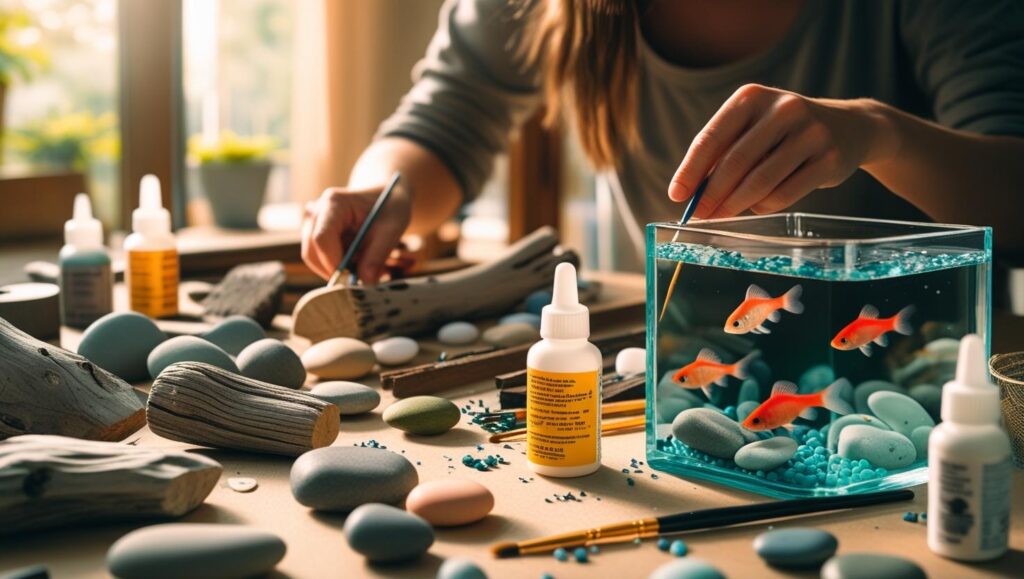 diy fish tank decorations aquarium