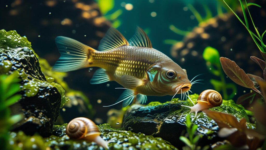 how to remove algae from aquarium decorations