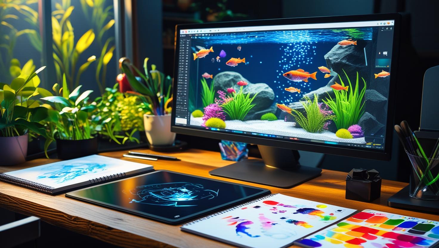 aquarium computer background