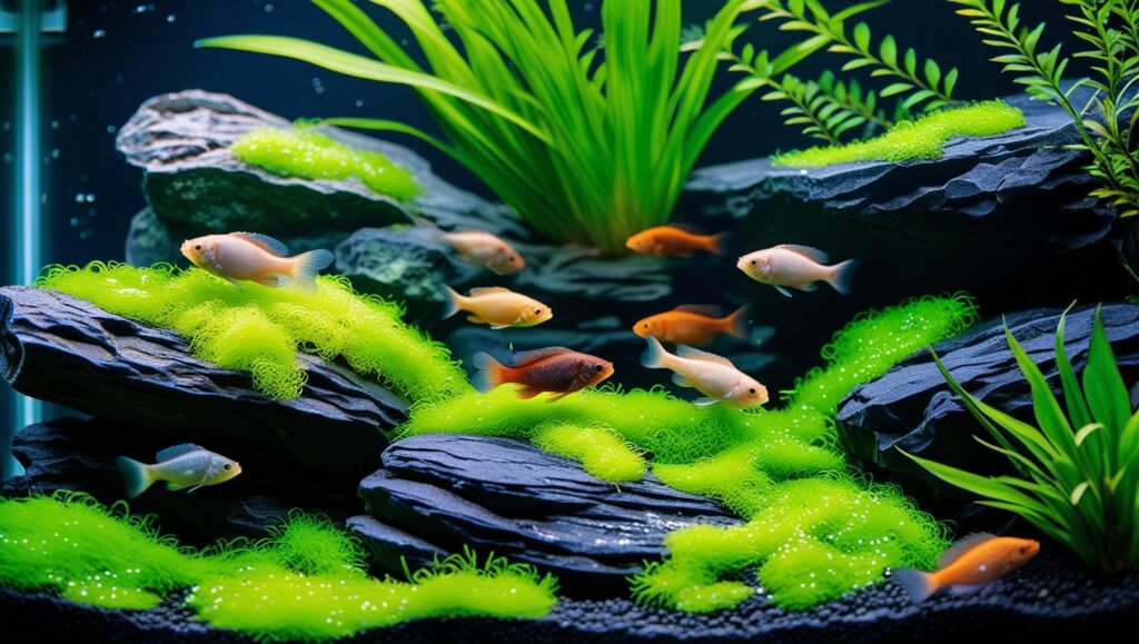 how do you clean aquarium decorations