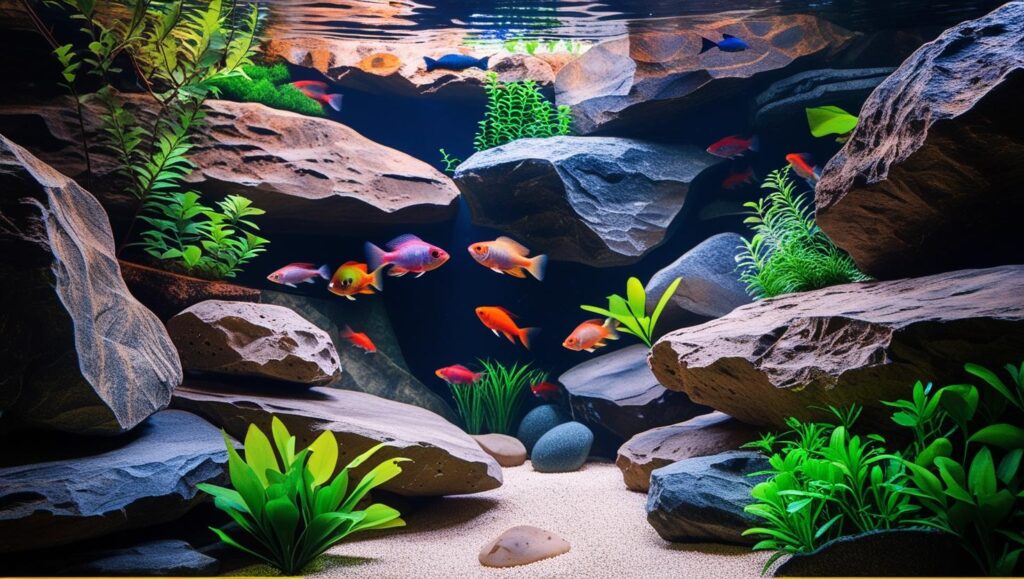 extra large rock aquarium decorations